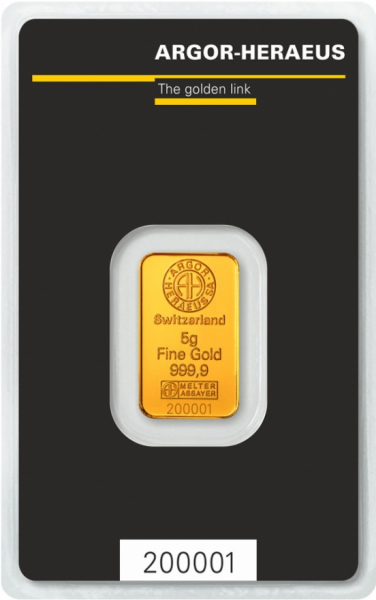 5 gram Gold Bar